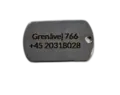 Hundetegn Aflang 40x24mm