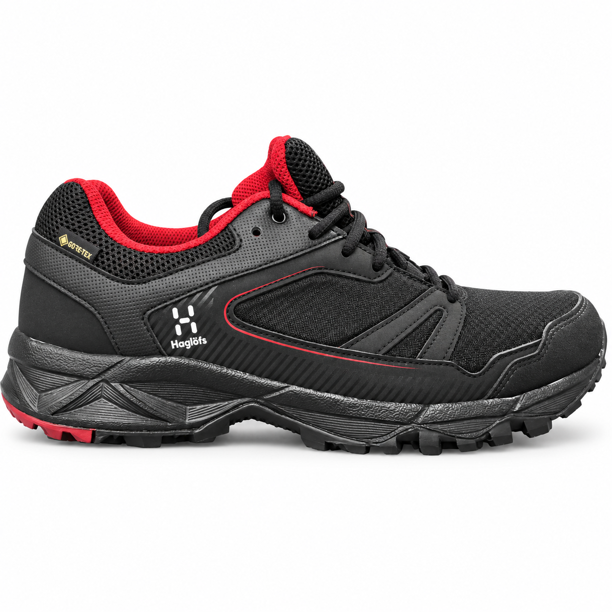 Haglöfs Trail Fuse GT Vandresko  Sort/Rød - 39 1/3