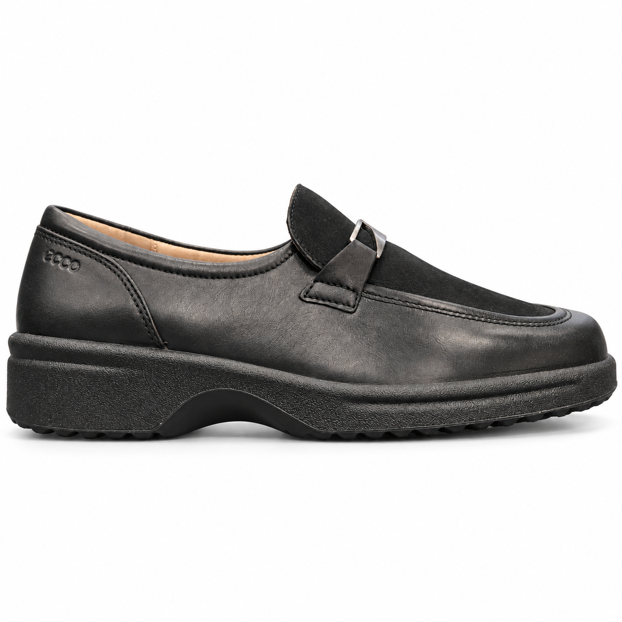 ECCO Loafer Med Spænde Sort - 40