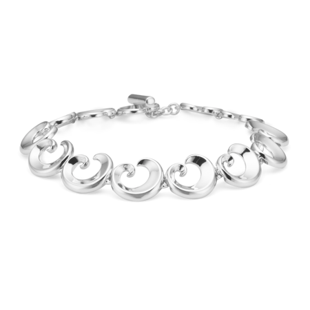 OCEAN bracelet in silver.