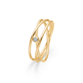 DIAMOND NEST ring in 14 karat gold | Danish design by Mads Z