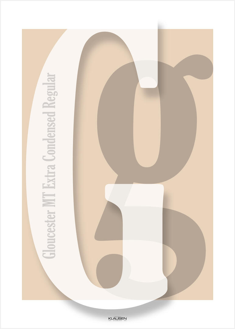 Gg Gloucester Condensed Artprint More