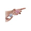 LELO Luna Beads Mini – bækkenbundskugler i silikone med fire vægte og silikonesnor, leveres i gaveæske