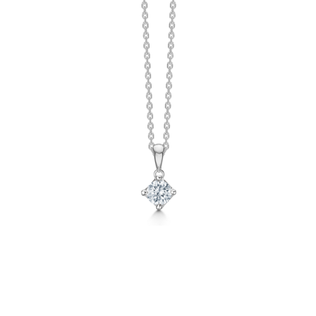 CROWN pendant in 14 karat white gold | Danish design by Mads Z