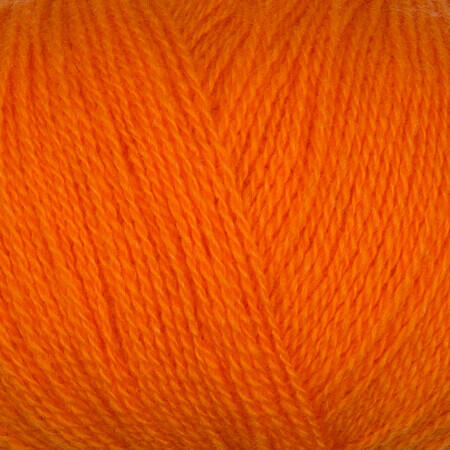 Close up af Gepard garn cashmere lace i farven flammeblomst orange