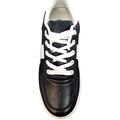 Dame sneakers sort/hvid plateau