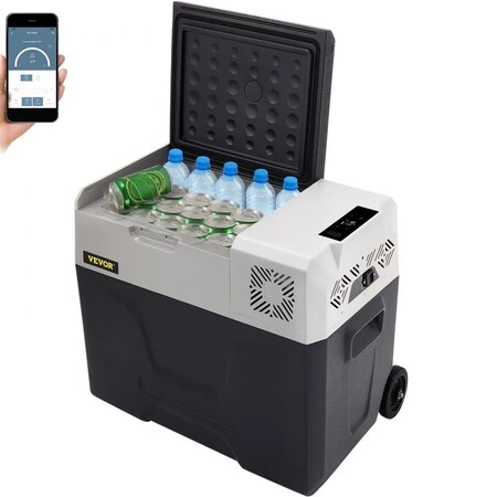 50L kompressor køleboks med Bluetooth – køl og frys fra -20°C til +20°C til bil, båd og camping