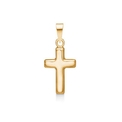 Stave cross in 8 karat gold | Danish design by Mads Z
