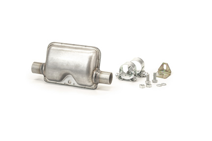 Gastæt lydpotte Ø24 mm – lyddæmper til dieselfyr, kinafyr og bådinstallation