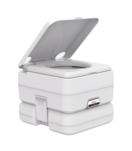 seaflo transportabelt toilet camping baad 10l