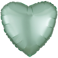 Hjerte ballon til helium mint