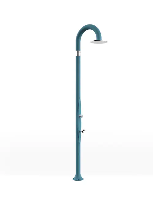 Arkema - FUNNY YIN T325 udendørs bruser med fodbruser - koldt & varmt vand - Tyrkis