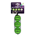 Dog Comets Neutron Star Tennis bold med pivlyd - 3pak - S, grøn