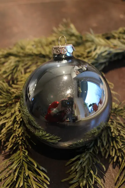 Julekugle med navn