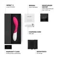 LELO Mona 2 G-Spot Massager – luksus G-punktsvibrator i blød silikone med 6 vibrationsfunktioner og genopladelig motor