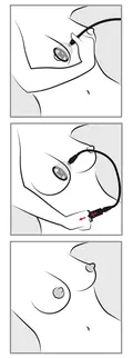 Vibrerende Nipple Sugekopper – klare kopper med håndpumpe og vibration for intens brystvorte stimulation