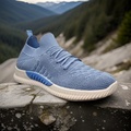 blå sneakers