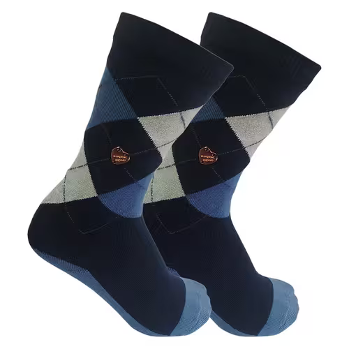 IRHQueen of Diamonds strømper - Navy, 31-34