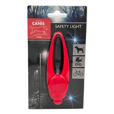 Active Canis Silikone LED Lygte Stor - Rød