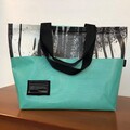 bannerbag, banner bag, bæredygtigt design, unik, taske, Huset Venture Kolding, socialøkonomi, socialt bæredygtigt