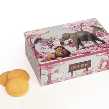 Småkager, Rent frisk smør shortbread småkager - "Zoo de La Flèche"