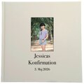 Gæstebog konfirmation med foto af konfirmanden