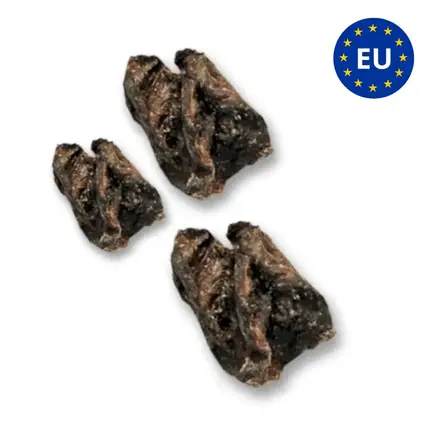 Snack’it oksehjerter – naturlig, tørret hundesnack af 100% oksekød, produceret i EU