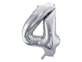 Sølv 4 tal med helium