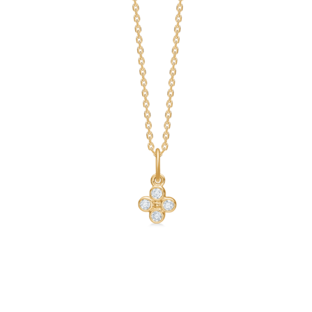 SOPHIA'S BLOOM pendant in 14 karat gold with 0.12 ct. diamonds W.SI.
