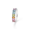 POETRY RAINBOW silver ring | Danish design by Mads Z