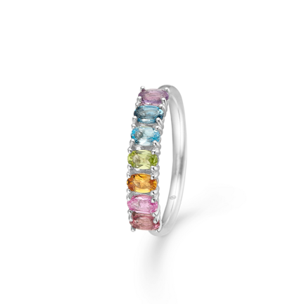 POETRY RAINBOW silver ring | Danish design by Mads Z