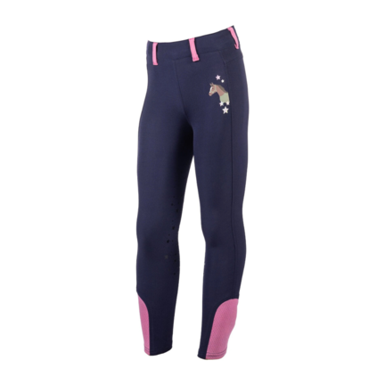 HKM ridetights til børn - Pony Dream - navy