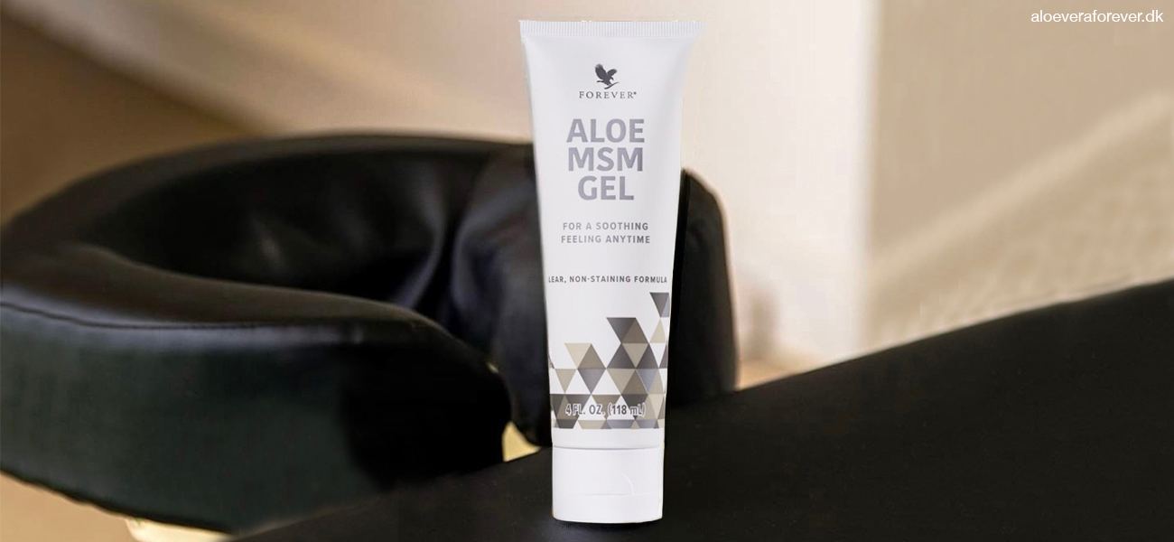 Aloe MSM Gel - massagegelé til trætte kroppe