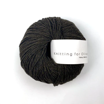 garnnoegle heavy merino fra knitting for olive i farven brun bjoern