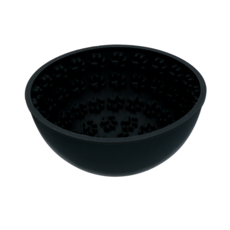 Eat Slow Live Longer Lick Mat Wobble Bowl Grå