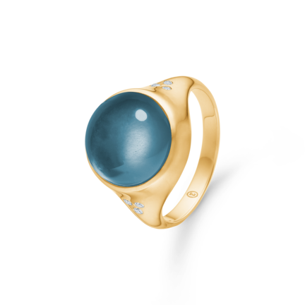 PANTHEON ring in 14 karat gold | Danish design by Mads Z