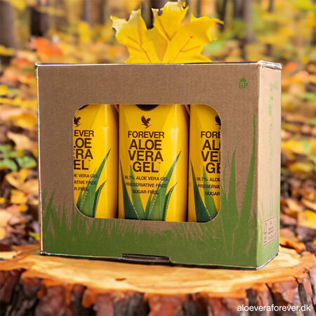 Forever Aloe Vera Gel juice drik i 3-pak ministørrelse fra Forever Living