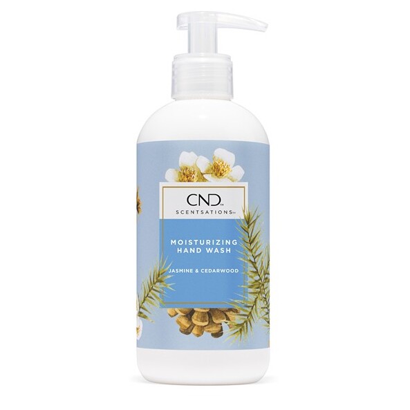 CND Scentsations, Moisturizing Hand Wash, Jasmine & Cedarwood, 390 ml. - Håndvask, Håndsæbe, Vegansk formel