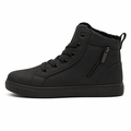 Sort vinter højtop sneaker til mænd med pelsfor