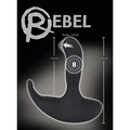 Rebel Rechargeable Knocking Plug Anal – genopladelig analplug med rytmisk bankefunktion