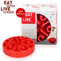 Eat slow live longer original - Rød
