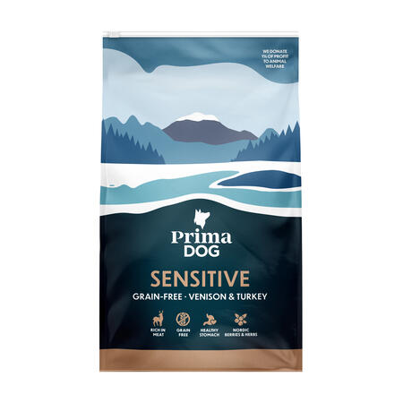 PrimaDog adult all breed kornfri vildtkød & kalkun