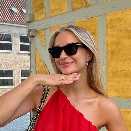 Curiosity øreringe i forgyldt sølv | Studio Z