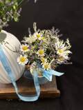Barn blomsterbuket hvide nuancer