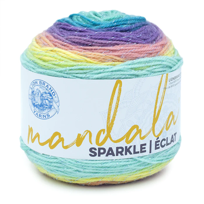 Lion Brand Mandala Sparkle Yarn 100g/300m | garn-universet.dk