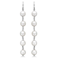 TREASURE silver earrings with pearls | Danish design by Mads Z