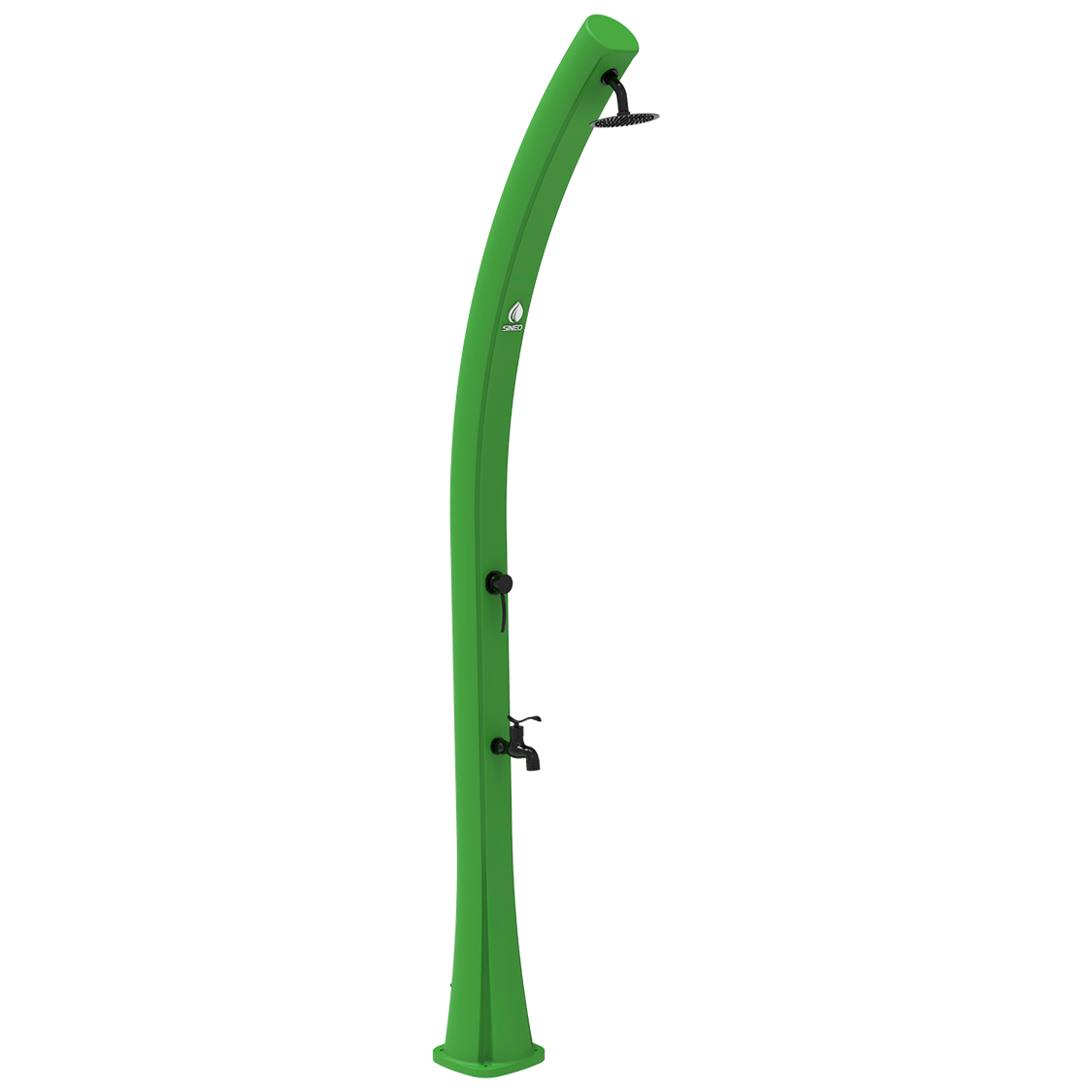 Sined Sole Verde - Solardusche Mit Fußbrause In Grün - 25 Liter