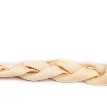 Snack'it flettet bøffelhud - 25cm