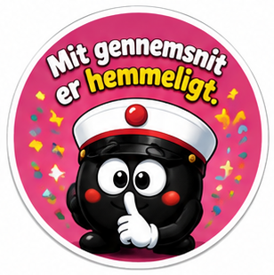 Sjovt studenter sukkerprint med teksten Mit gennemsnit er hemmeligt til cupcakes, cookies og studenterkager