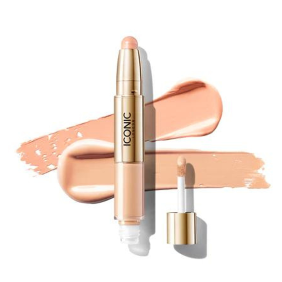 Iconic London, Radiant Concealer Duo, Cool Fair - Makeup, Concealer, Dækstift